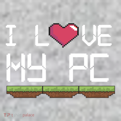 I Love My Pc Gamer Game Playing Computer Play Online Vr Gift The Baniff Cuffed Pom Beanie
