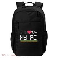 I Love My Pc Gamer Game Playing Computer Play Online Vr Gift Backpack thumb 0