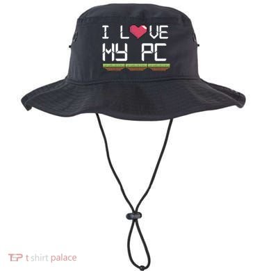 I Love My Pc Gamer Game Playing Computer Play Online Vr Gift Bucket Hat