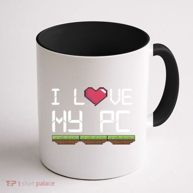 I Love My Pc Gamer Game Playing Computer Play Online Vr Gift Coffee Mug back