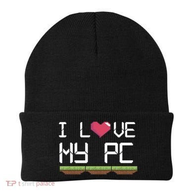 I Love My Pc Gamer Game Playing Computer Play Online Vr Gift Beanie