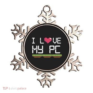 I Love My Pc Gamer Game Playing Computer Play Online Vr Gift Ornament