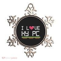 I Love My Pc Gamer Game Playing Computer Play Online Vr Gift Ornament thumb 0