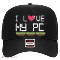 I Love My Pc Gamer Game Playing Computer Play Online Vr Gift Hat thumb 0