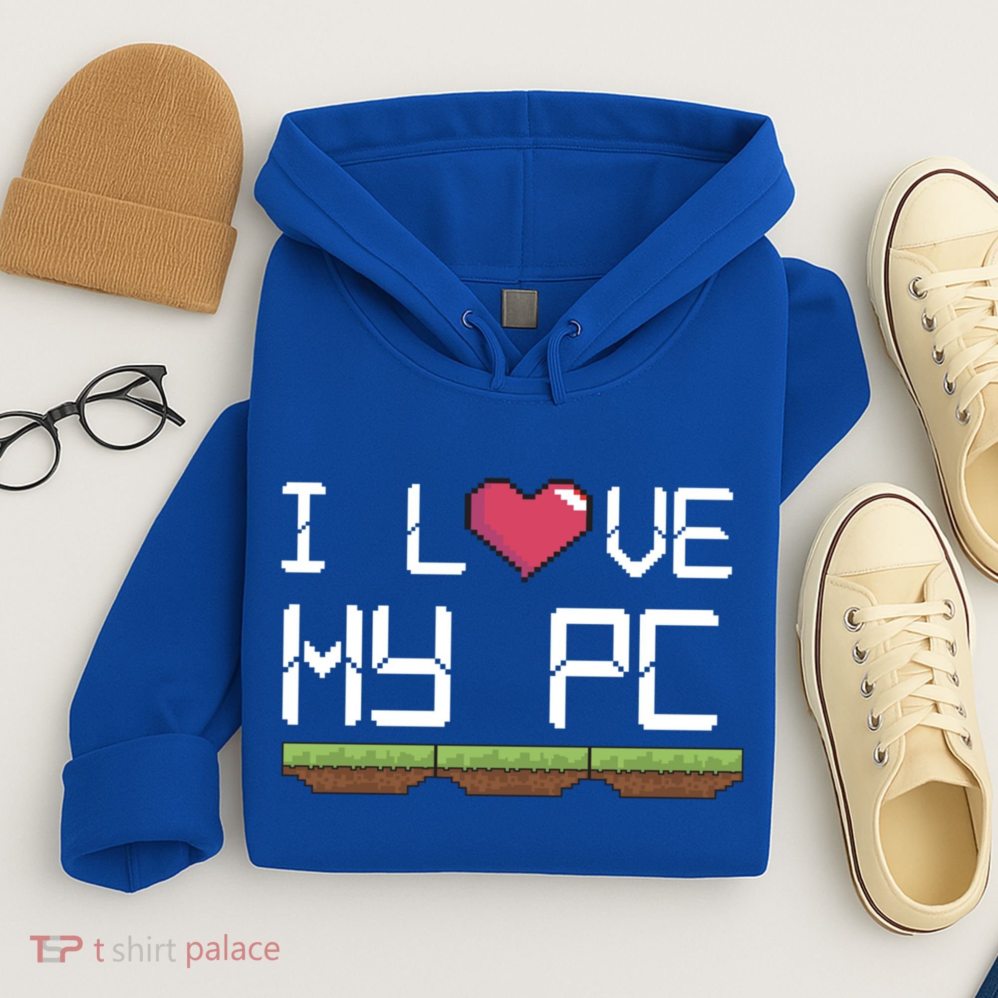 I Love My Pc Gamer Game Playing Computer Play Online Vr Gift Hoodie