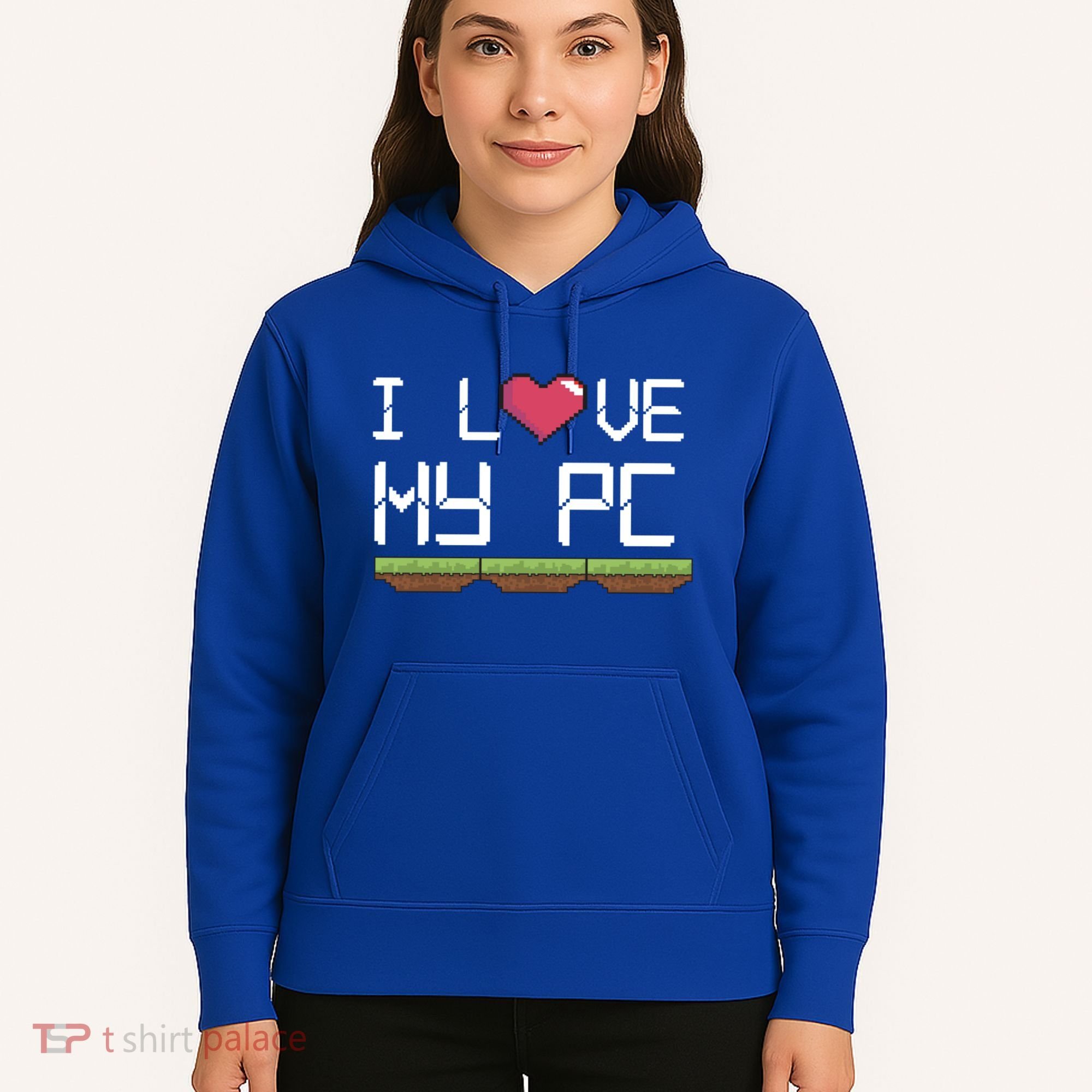 I Love My Pc Gamer Game Playing Computer Play Online Vr Gift Hoodie
