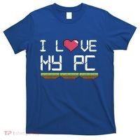 I Love My Pc Gamer Game Playing Computer Play Online Vr Gift T-Shirt thumb 0