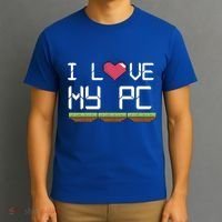 I Love My Pc Gamer Game Playing Computer Play Online Vr Gift T-Shirt thumb 3