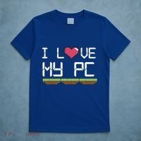 I Love My Pc Gamer Game Playing Computer Play Online Vr Gift T-Shirt thumb 5