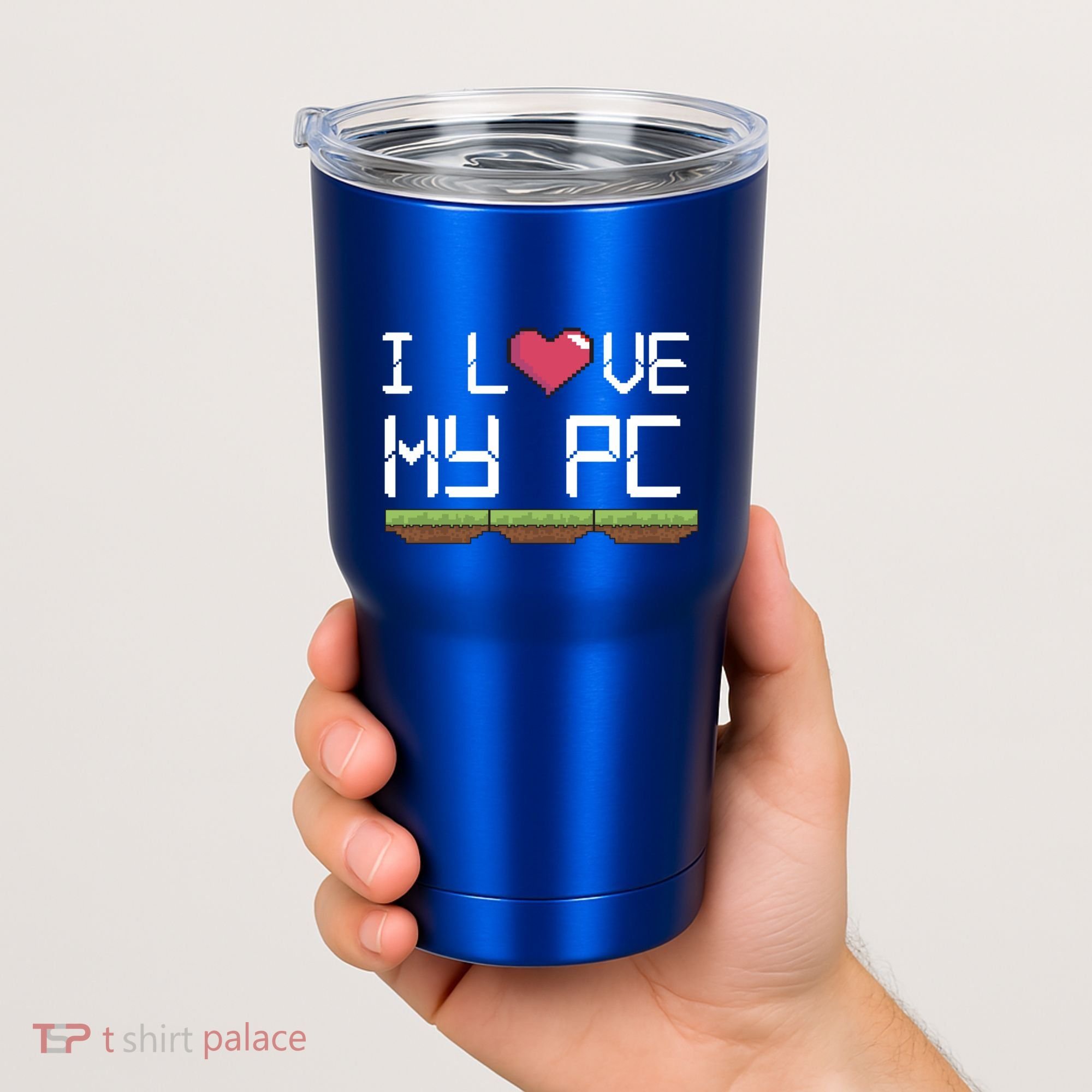 I Love My Pc Gamer Game Playing Computer Play Online Vr Gift Tumbler