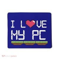 I Love My Pc Gamer Game Playing Computer Play Online Vr Gift Mousepad thumb 0