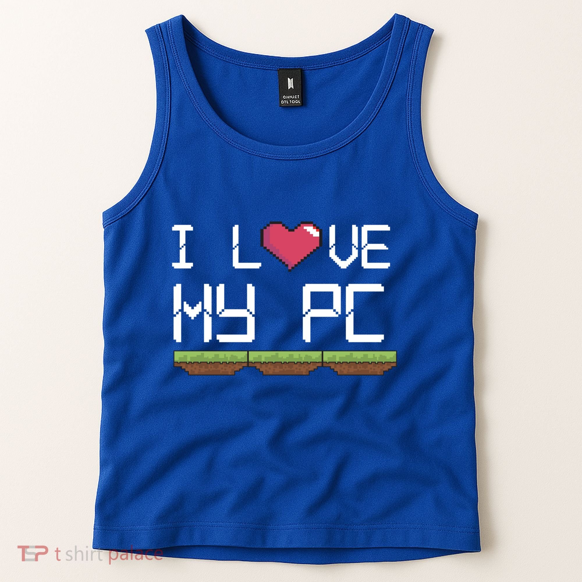 I Love My Pc Gamer Game Playing Computer Play Online Vr Gift Tank Top