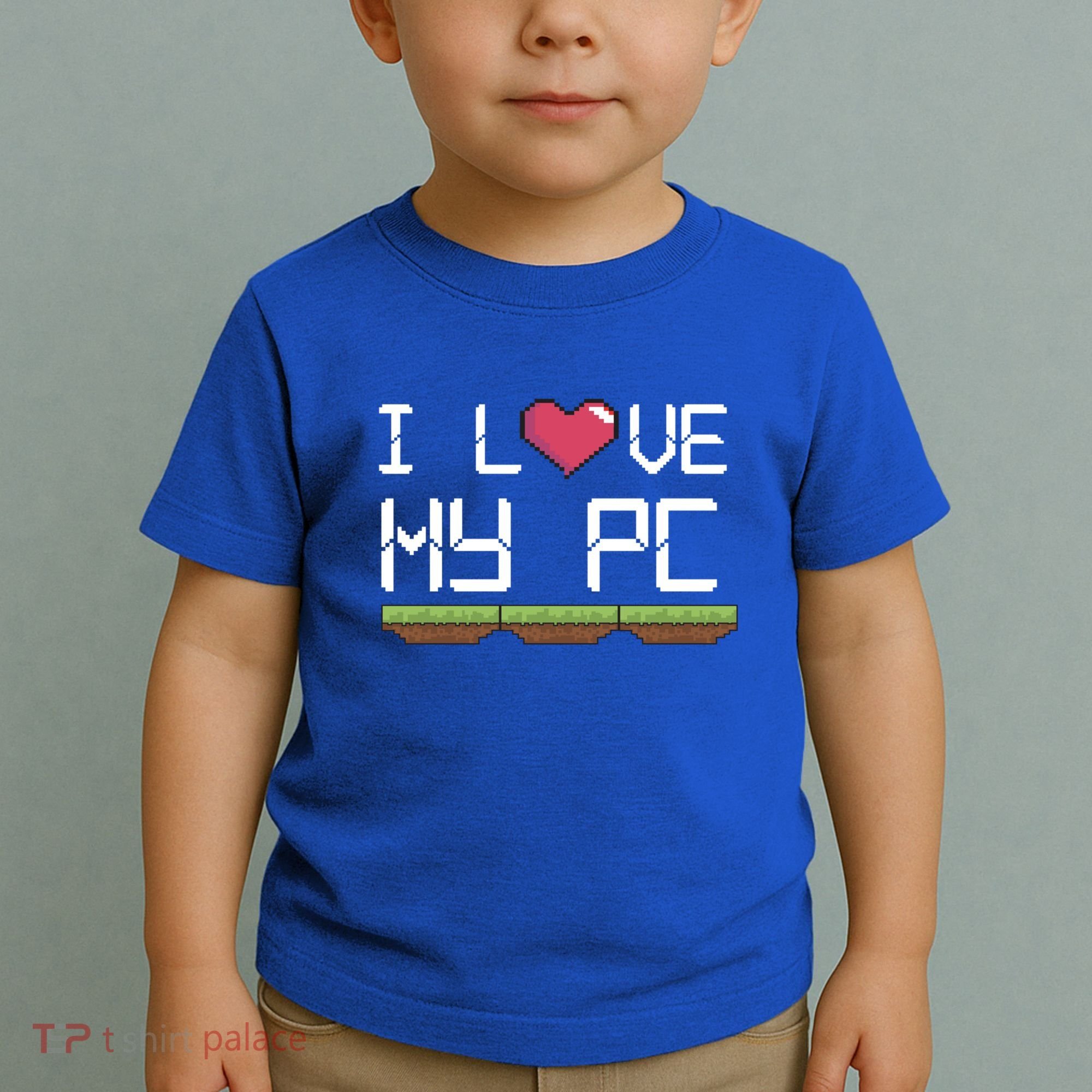 I Love My Pc Gamer Game Playing Computer Play Online Vr Gift Toddler T-Shirt