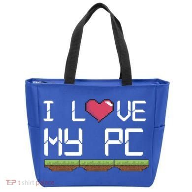 I Love My Pc Gamer Game Playing Computer Play Online Vr Gift Tote Bag