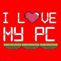 I Love My Pc Gamer Game Playing Computer Play Online Vr Gift Santa Hat thumb 1