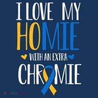 I Love My Homie With An Extra Chromie Down Syndrome T21 Women's Tank Top thumb 5