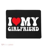 I Love My Girlfriend Heart Boyfriend Couples Mousepad thumb 0