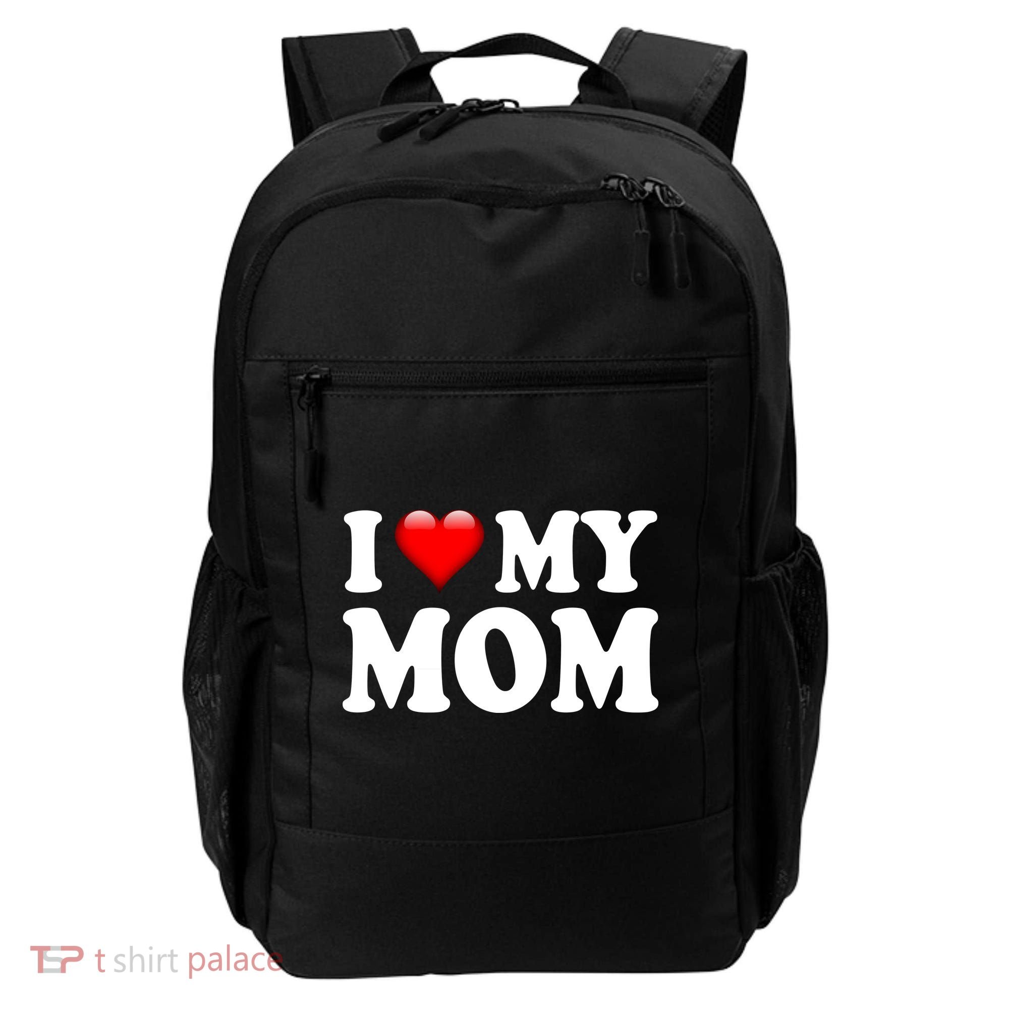 I Love My Mom Backpack