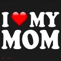 I Love My Mom Button thumb 1