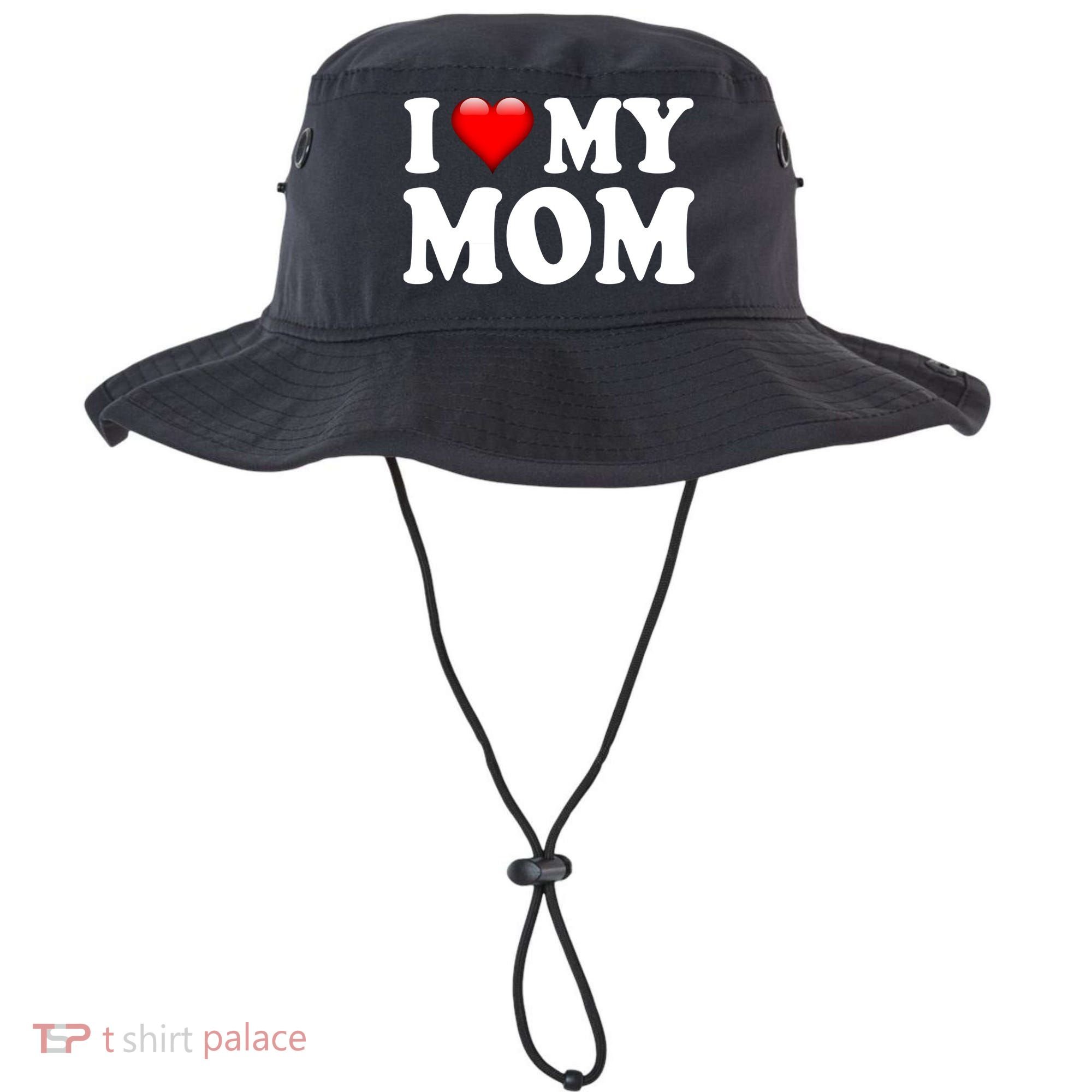 I Love My Mom Bucket Hat