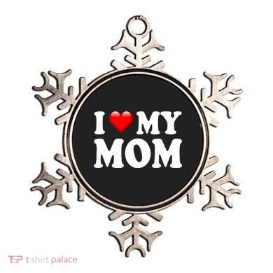 I Love My Mom Ornament