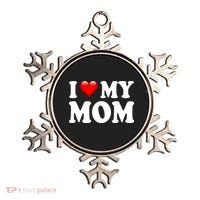 I Love My Mom Ornament thumb 0