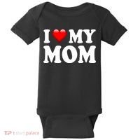 I Love My Mom Baby Bodysuit thumb 0