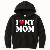 I Love My Mom Kids Hoodie thumb 0