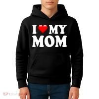 I Love My Mom Kids Hoodie thumb 4