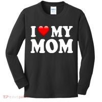 I Love My Mom Kids Long Sleeve Shirt thumb 0