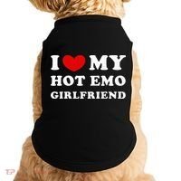 I Love My Hot Emo Girlfriend Doggie Tank thumb 0