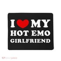 I Love My Hot Emo Girlfriend Mousepad thumb 0