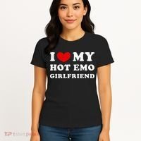 I Love My Hot Emo Girlfriend Women's T-Shirt thumb 4