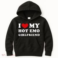 I Love My Hot Emo Girlfriend Kids Hoodie thumb 0