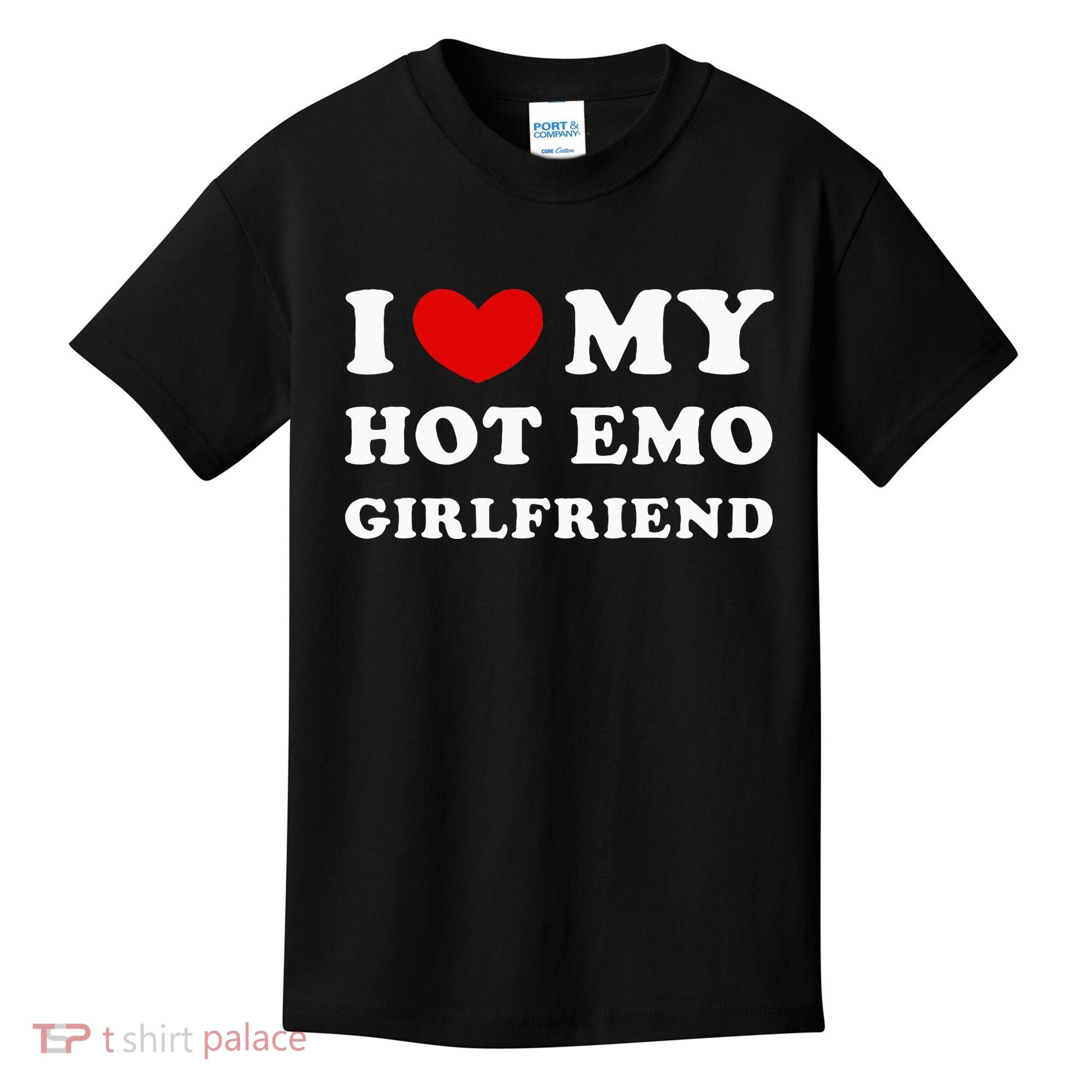 I Love My Hot Emo Girlfriend Kids T-Shirt