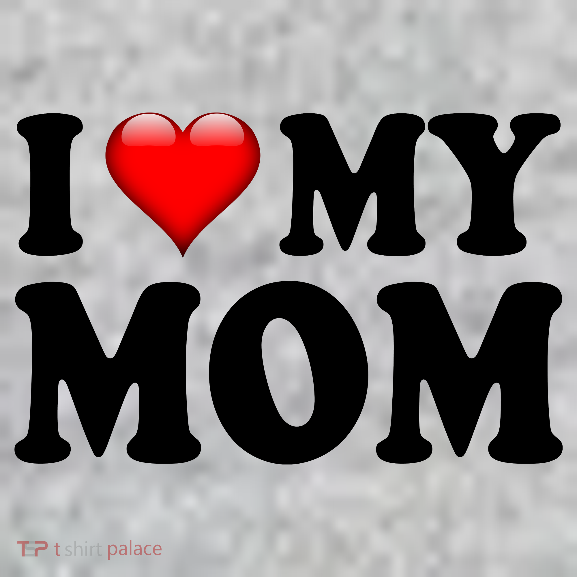 I Love My Mom Kids Hoodie