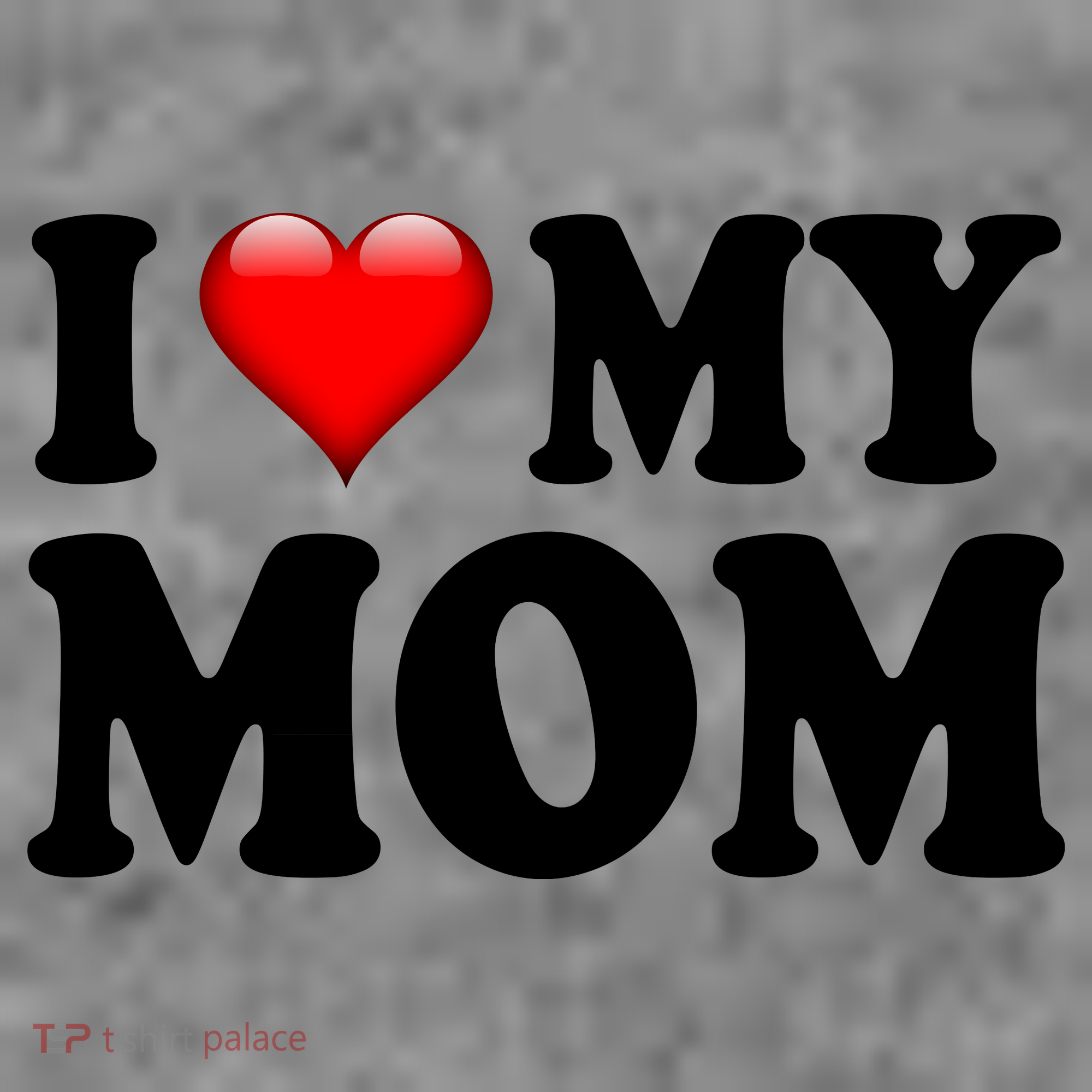 I Love My Mom Toddler Hoodie