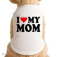 I Love My Mom Doggie Tank thumb 0
