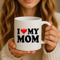 I Love My Mom Coffee Mug thumb 3