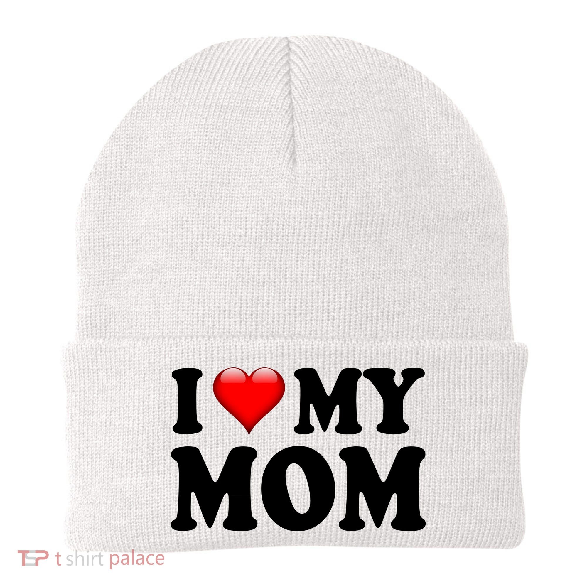 I Love My Mom Beanie