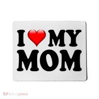I Love My Mom Mousepad thumb 0