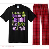 I Like My Mansions Haunted And My Tea A Bit Mad Halloween Pajama Set thumb 0