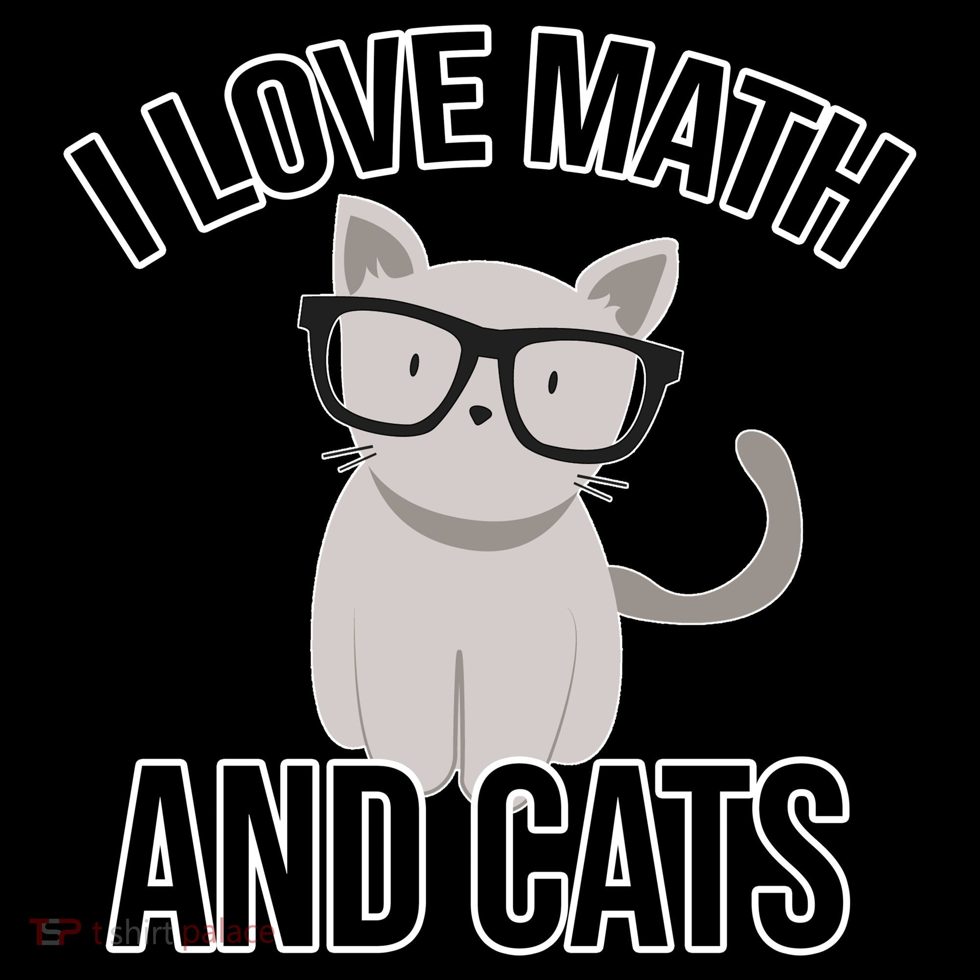 I Love Math And Cats Funny Coffee Mug