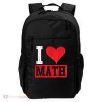 I Love Math Heart Math Backpack thumb 0