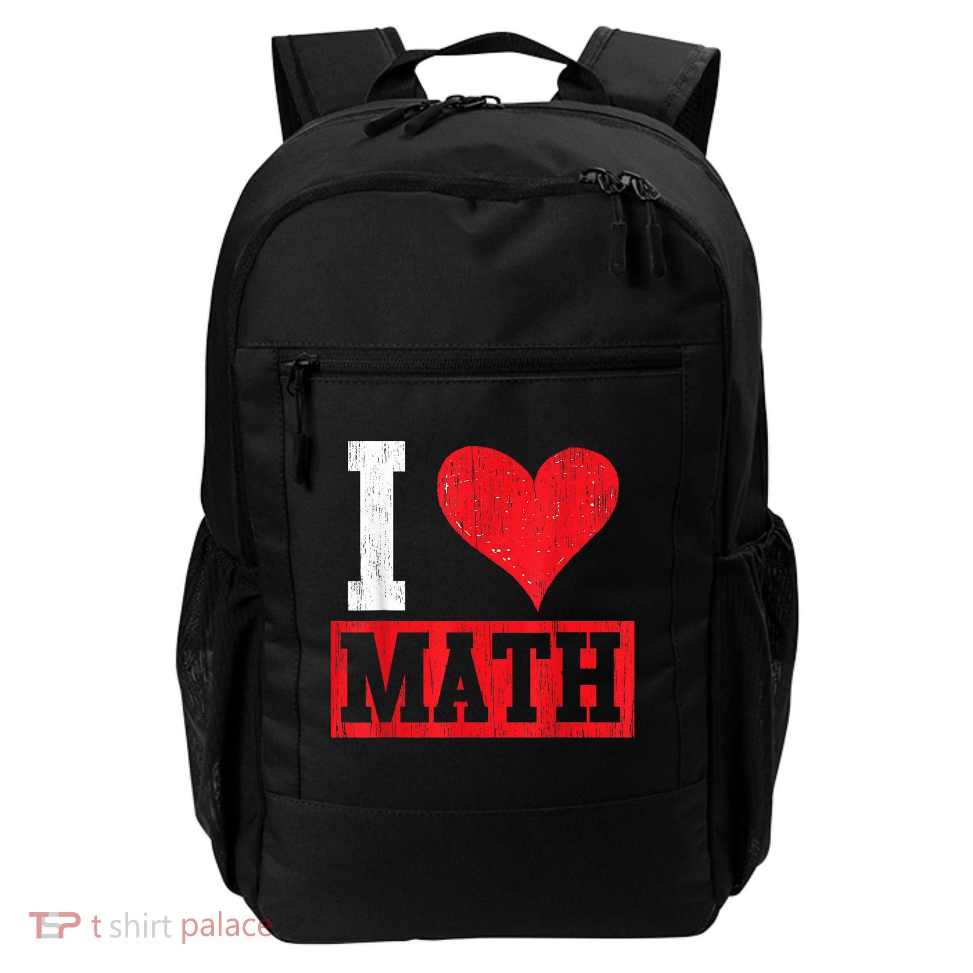 I Love Math Heart Math Backpack