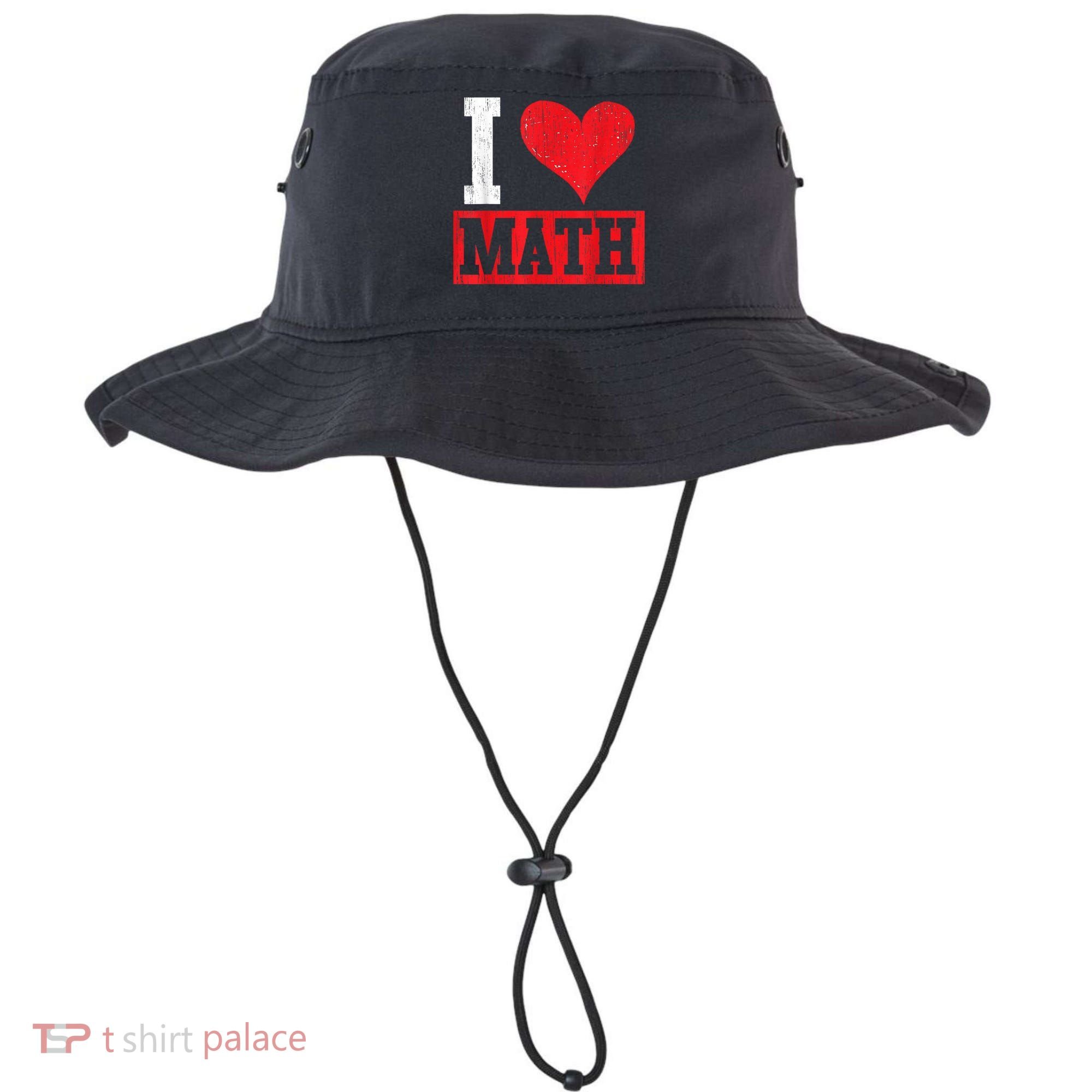 I Love Math Heart Math Bucket Hat