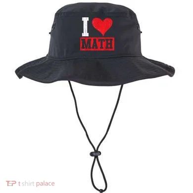 I Love Math Heart Math Bucket Hat
