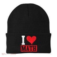 I Love Math Heart Math Beanie thumb 0