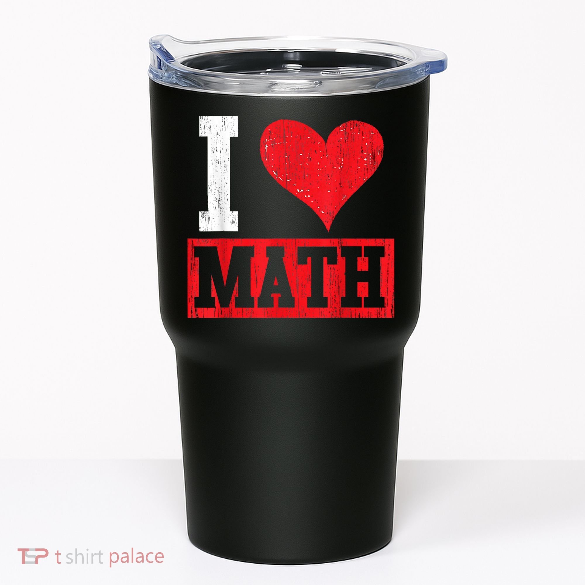 I Love Math Heart Math Tumbler