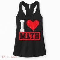 I Love Math Heart Math Women's Tank Top thumb 0